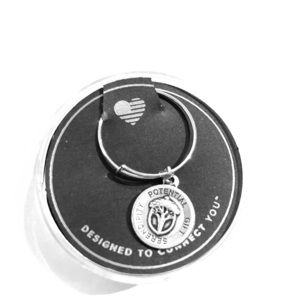 Alex and Ani Silver Adjustable Ring